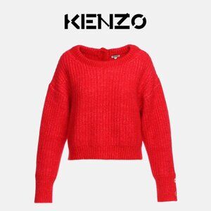 Kenzo Red Wool Sweater